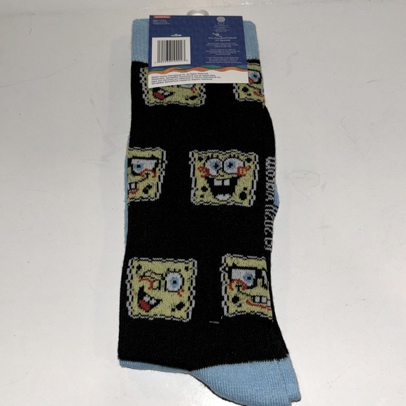 Sponge Bob Socks Men’s sz 6 - 12. Two pair. - Picture 3 of 9
